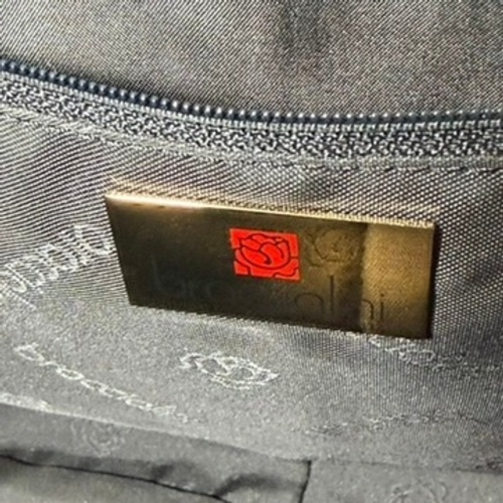VTG Braccialini Firenze PonyStyle Leopard Pattern Croc Embossed & Patent Leather - Picture 5 of 10
